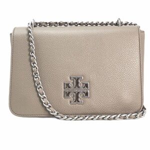 Tory Burch | Britten Large Grey Adjustable Shoulder Bag